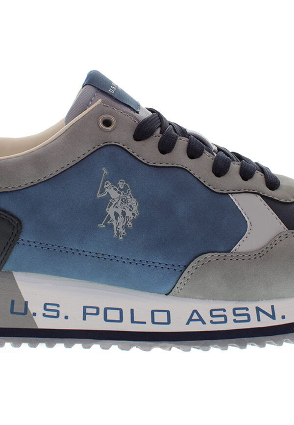 U.s Polo Assn Ανδρικά Sneakers CLEEF006E BRW DBL03 Μπλε-Γκρι - Image 5