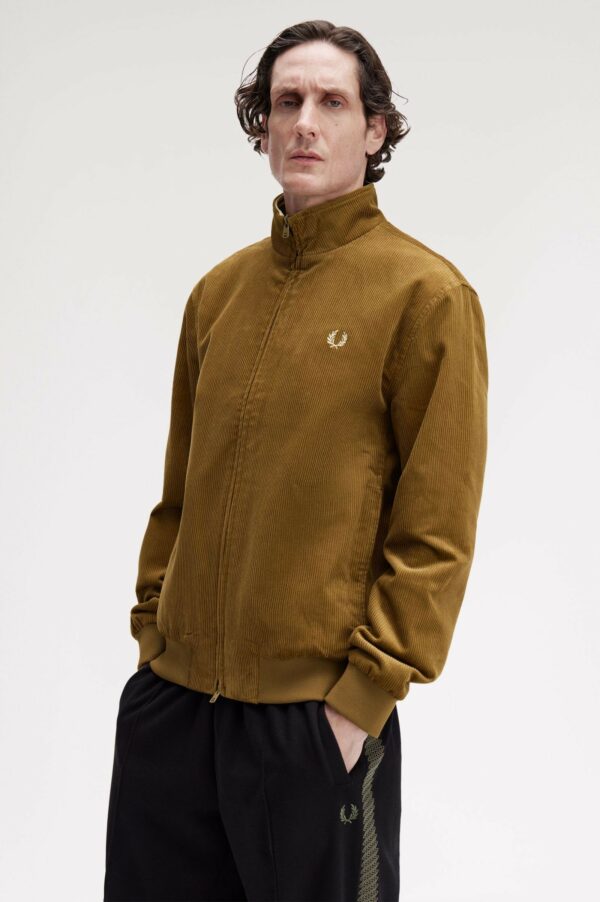 Fred Perry Ανδρικό Μπουφάν Cord Brentham Jacket J8546-P96 Shaded Stone - Image 5