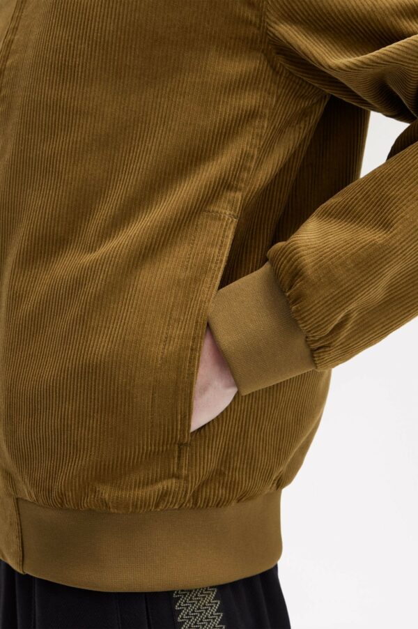 Fred Perry Ανδρικό Μπουφάν Cord Brentham Jacket J8546-P96 Shaded Stone - Image 4