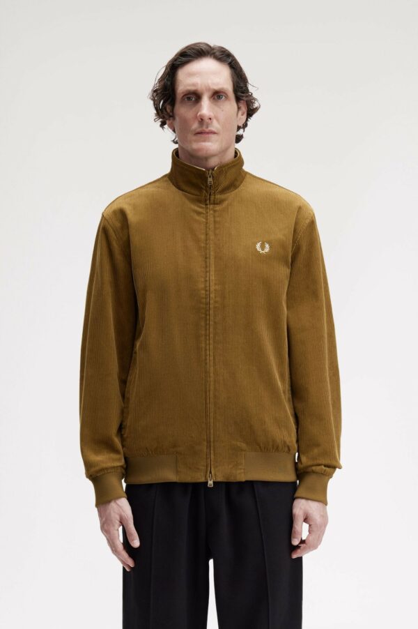 Fred Perry Ανδρικό Μπουφάν Cord Brentham Jacket J8546-P96 Shaded Stone