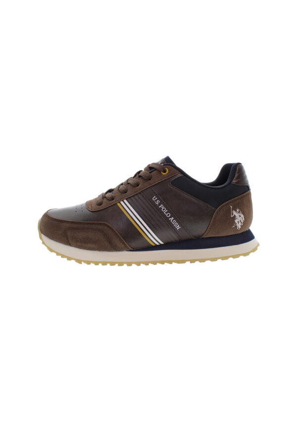 U.S Polo Assn Ανδρικά Sneakers XIRIO011 BRW Καφέ - Image 5