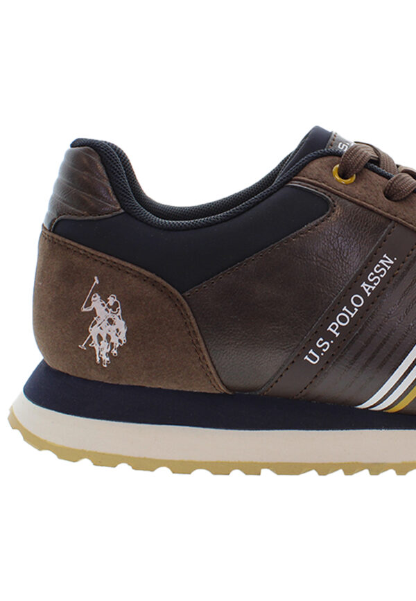 U.S Polo Assn Ανδρικά Sneakers XIRIO011 BRW Καφέ - Image 6