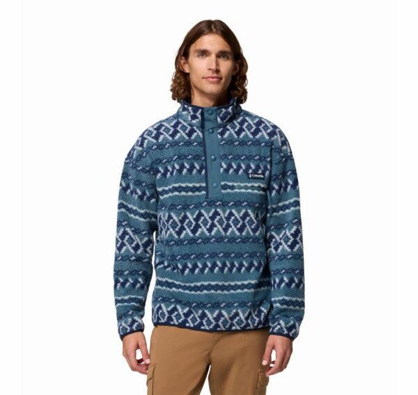 Columbia Ανδρική Μπλούζα Helvetia™ II Printed Half Snap Fleece 2098461-429 AM4498-429 Everblue KnitKnot