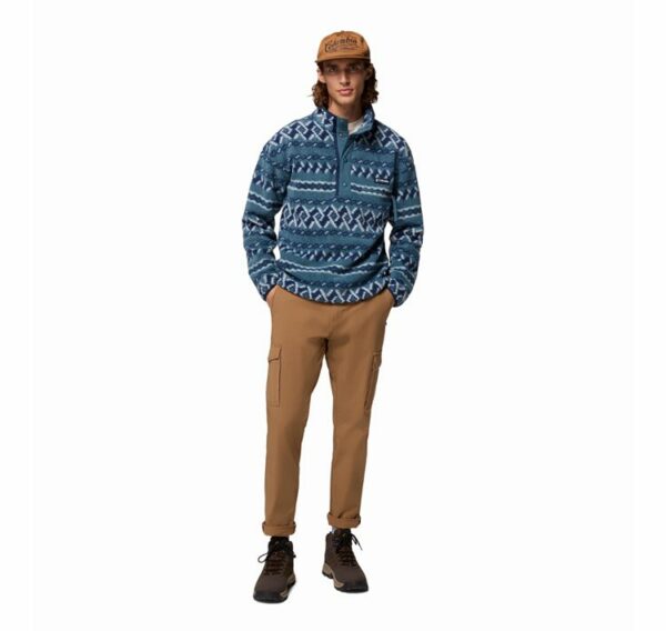 Columbia Ανδρική Μπλούζα Helvetia™ II Printed Half Snap Fleece 2098461-429 AM4498-429 Everblue KnitKnot - Image 2