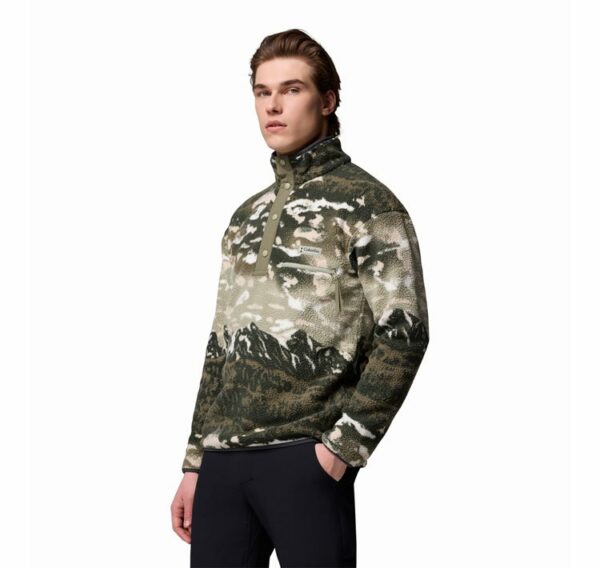 Columbia Ανδρική Μπλούζα Helvetia™ II Printed Half Snap Fleece 2098461-349 AM4498-349 Safari Sisters - Image 3