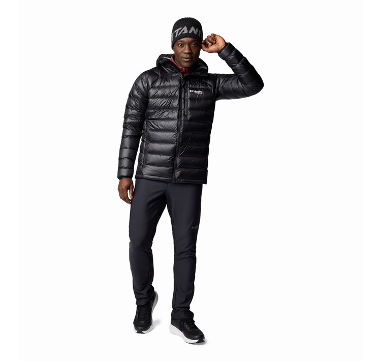 Columbia Ανδρικό Μπουφάν Arctic Crest™ Down Hooded Jacket 2088774-010 WX8937-010 Black - Image 3