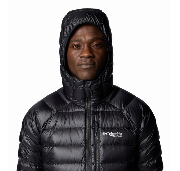 Columbia Ανδρικό Μπουφάν Arctic Crest™ Down Hooded Jacket 2088774-010 WX8937-010 Black - Image 5