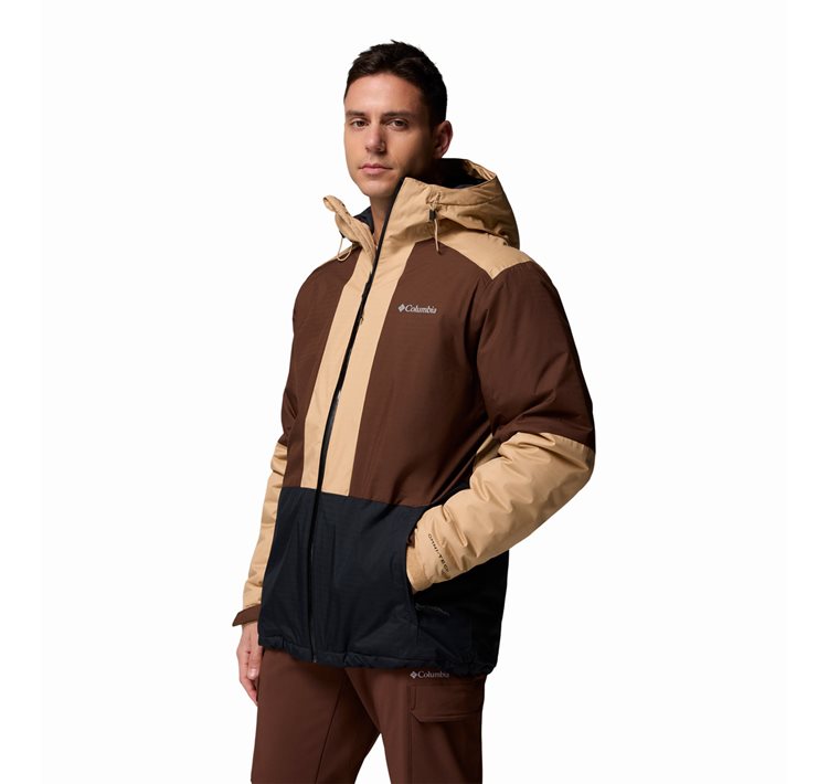 Columbia Ανδρικό Μπουφάν Point Park™ II Insulated Jacket 2089474-011 WX1630-011 Black/ Tobacco/ Canoe - Image 3