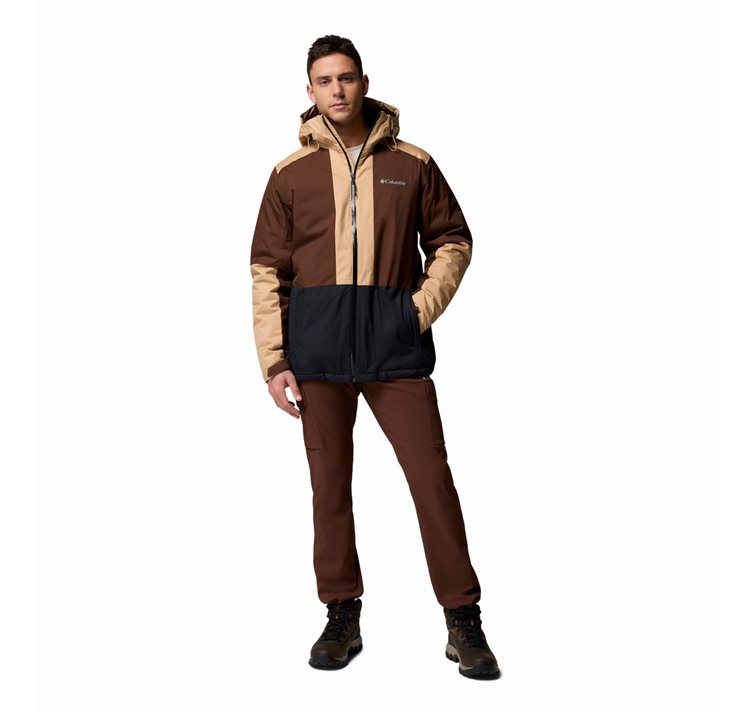Columbia Ανδρικό Μπουφάν Point Park™ II Insulated Jacket 2089474-011 WX1630-011 Black/ Tobacco/ Canoe - Image 8