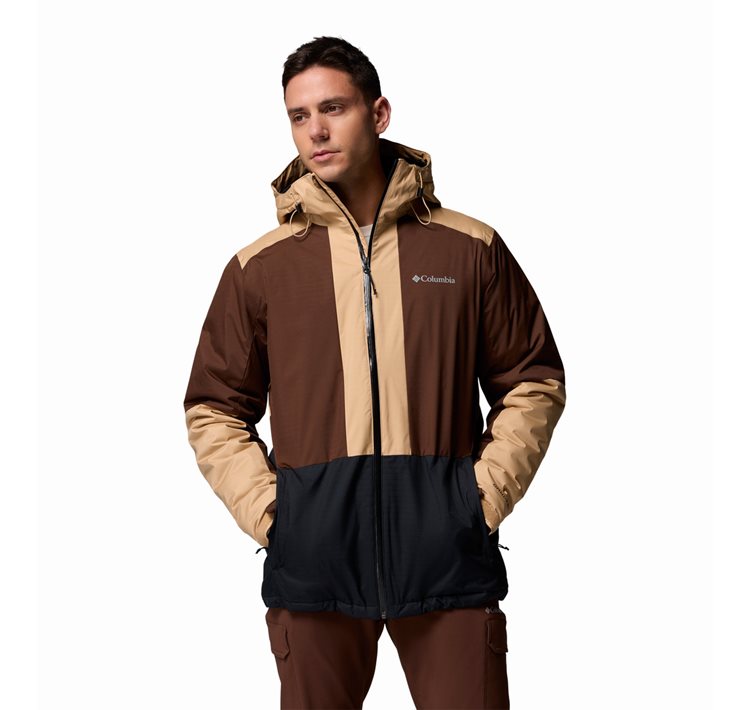 Columbia Ανδρικό Μπουφάν Point Park™ II Insulated Jacket 2089474-011 WX1630-011 Black/ Tobacco/ Canoe
