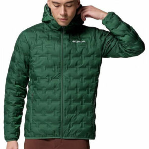 Columbia Ανδρικό Μπουφάν Delta Ridge II Down Hooded Jacket 2086222-375 WX6610-375 Πράσινο