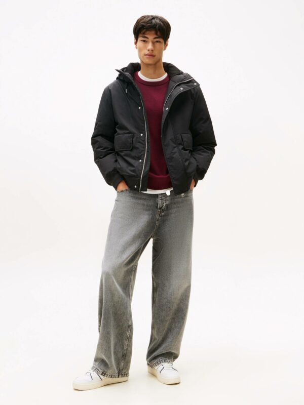 Tommy Hilfiger Ανδρικό Μπουφάν Tjm City Ready Bomber DM0DM22032-BDS Black - Image 2