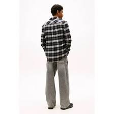 Tommy Hilfiger Ανδρικό Πουκάμισο Tjm Red Flannel Check Shirt Ext DM0DM22024-BDS Black / Big Check - Image 2