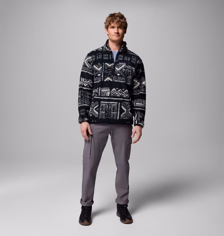 Columbia Ανδρική Μπλούζα Rugged Ridge™ High Pile Half Zip 2135471-010 AM3598-010 Black Deschutes Days - Image 2