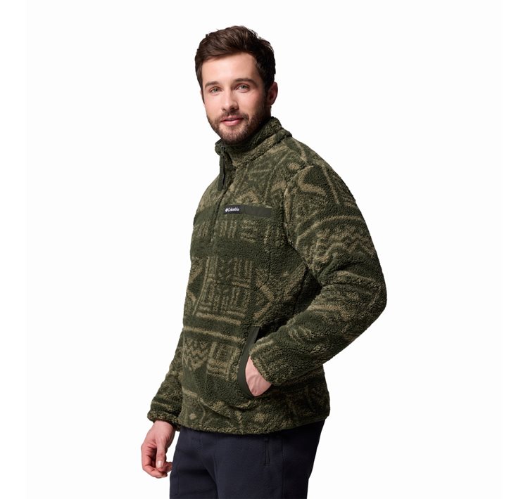 Columbia Ανδρική Μπλούζα Rugged Ridge™ High Pile Half Zip 2135471-366 AM3598-366 Greenscape Deschutes Days - Image 2