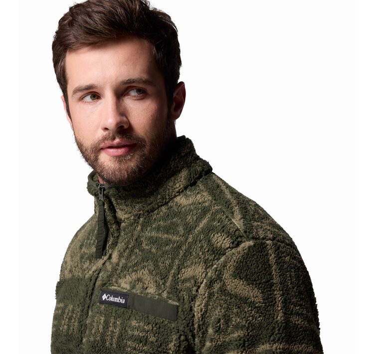 Columbia Ανδρική Μπλούζα Rugged Ridge™ High Pile Half Zip 2135471-366 AM3598-366 Greenscape Deschutes Days - Image 3
