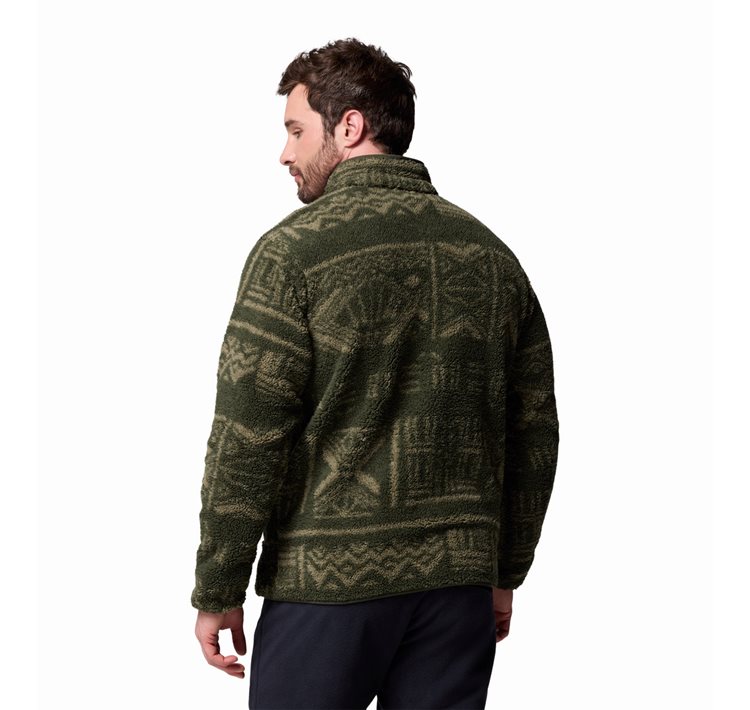 Columbia Ανδρική Μπλούζα Rugged Ridge™ High Pile Half Zip 2135471-366 AM3598-366 Greenscape Deschutes Days - Image 4