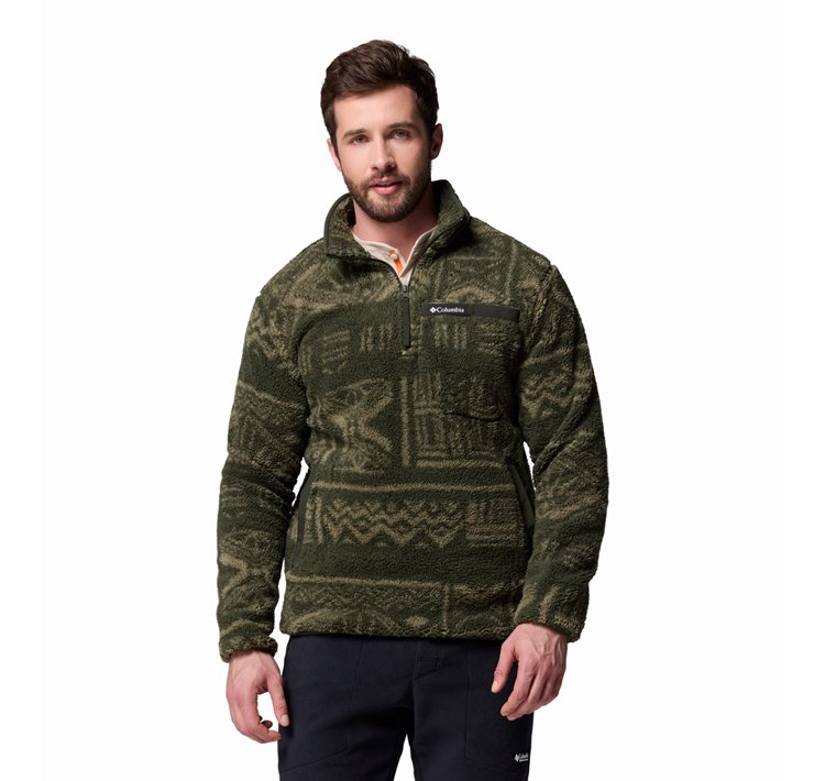 Columbia Ανδρική Μπλούζα Rugged Ridge™ High Pile Half Zip 2135471-366 AM3598-366 Greenscape Deschutes Days