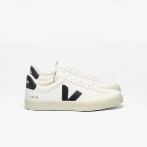 Veja Ανδρικά Παπούτσια Campo Leather Extra White Black CP0501537B