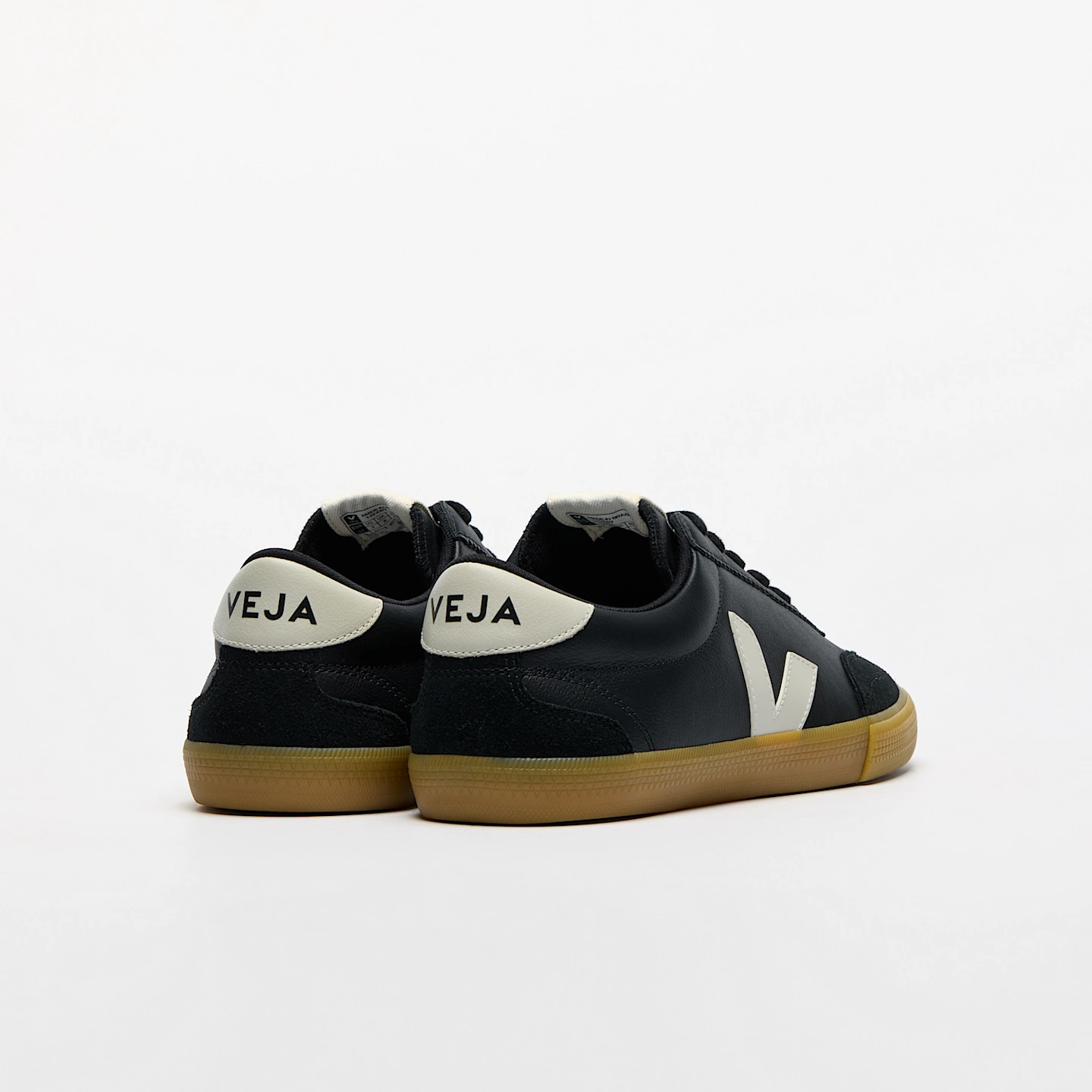 Veja Ανδρικά Παπούτσια Volley Leather Black Pierre VO2020510B - Image 3