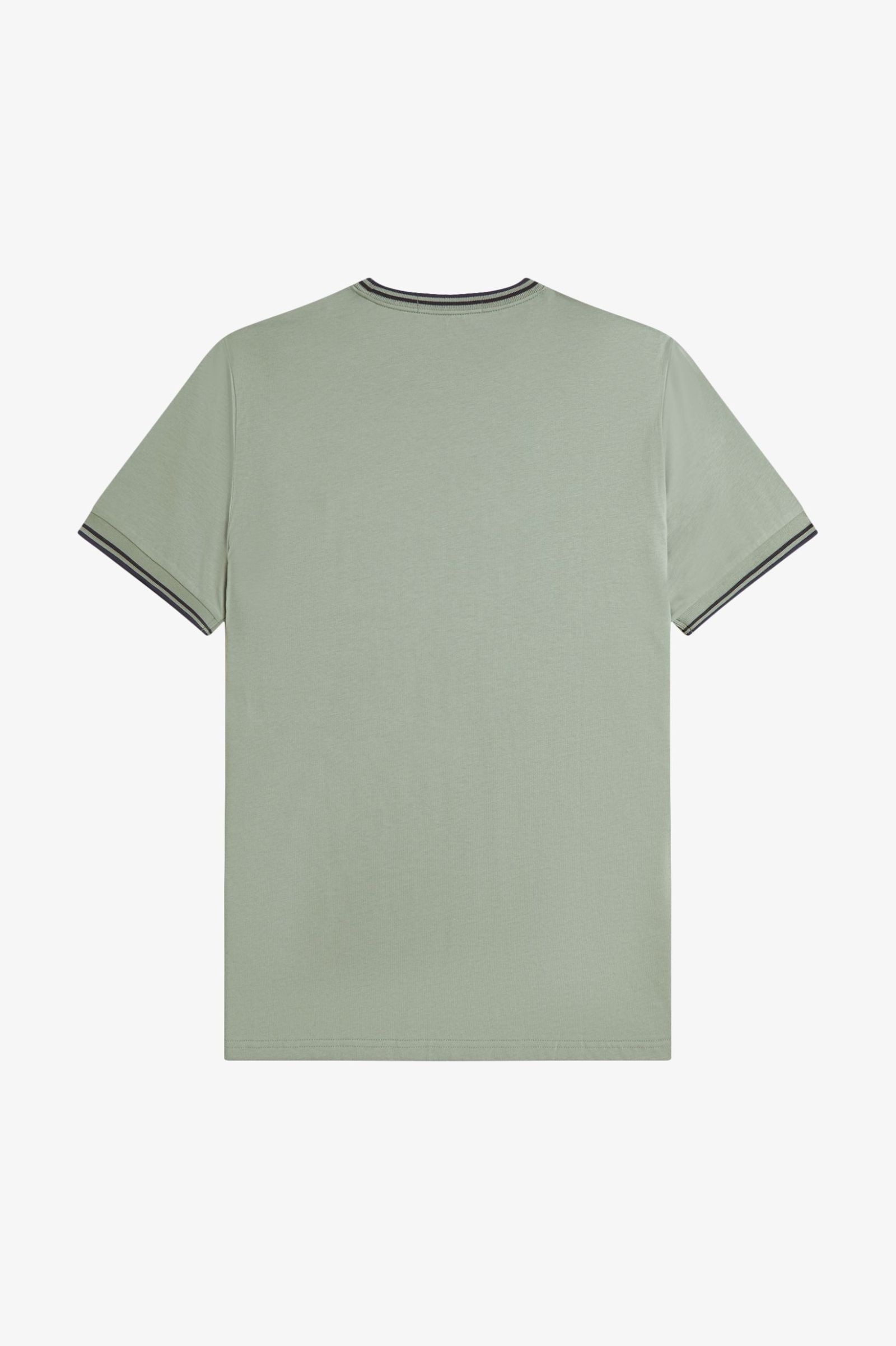 Fred Perry Ανδρική Κοντομάνικη Μπλούζα Twin Tipped T-shirt M1588V-Z49 Bay Leaf / Dark Airforce / Tennis Blue - Image 6