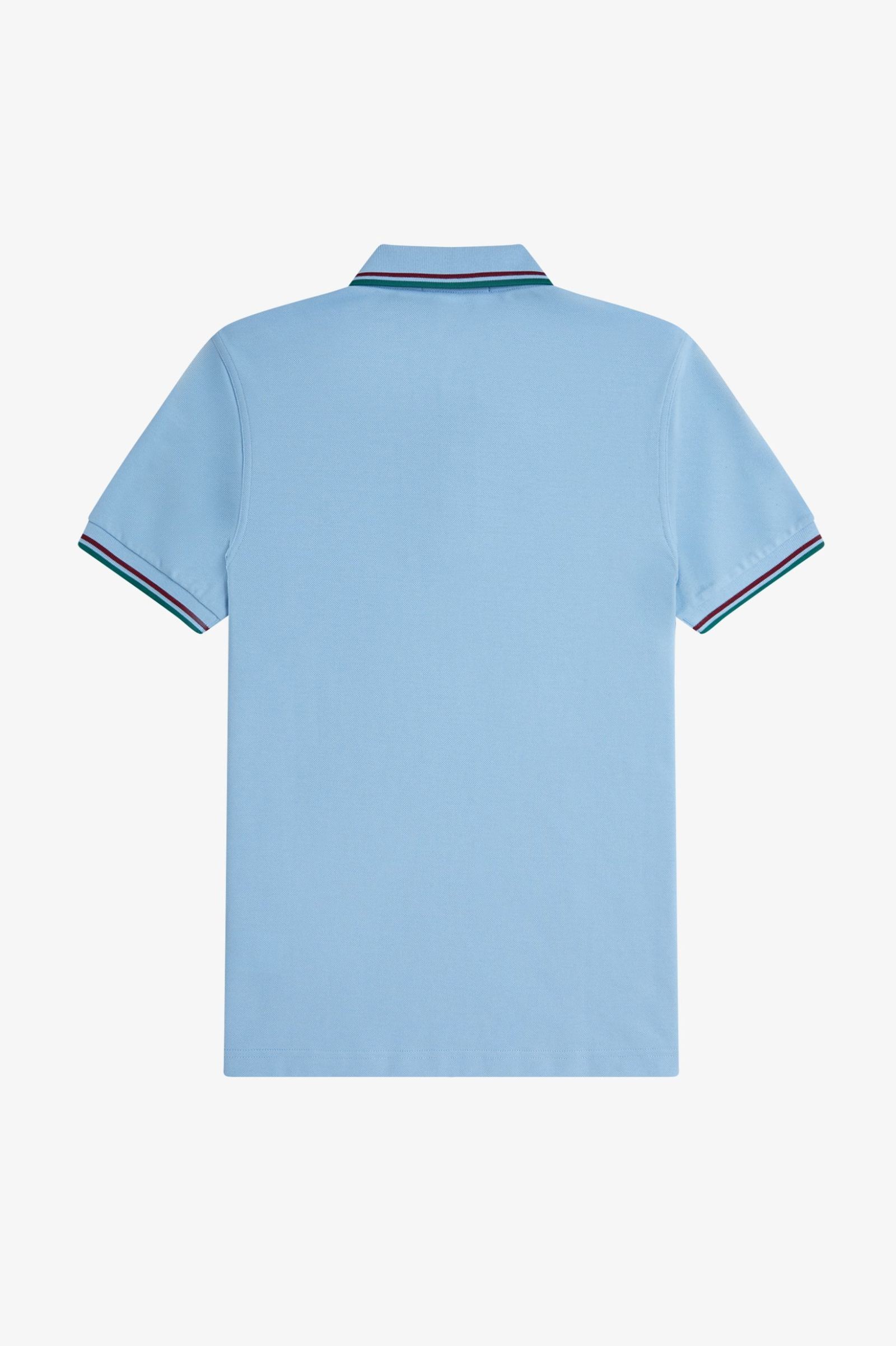 Fred Perry Ανδρική Κοντομάνικη Μπλούζα Twin Tipped Fred Perry Shirt M3600-Z55 Track Blue / Burnt Red / Sport Green - Image 9