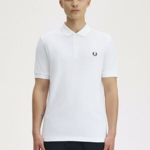 Fred Perry Ανδρική Κοντομάνικη Μπλούζα Polo The Fred Perry Shirt M6000-100 White