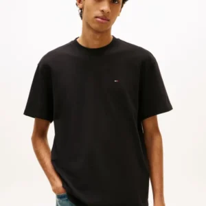 Tommy Jeans Ανδρικό Κοντομάνικο T-shirt Tjm Rlx Sflag Ss Tee DM0DM22507-BDS Black
