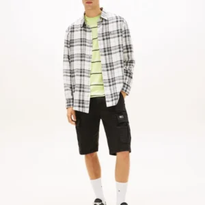 Tommy Jeans Ανδρική Βερμούδα Tjm Otis Washed Cargo Short DM0DM22831-BDS Black