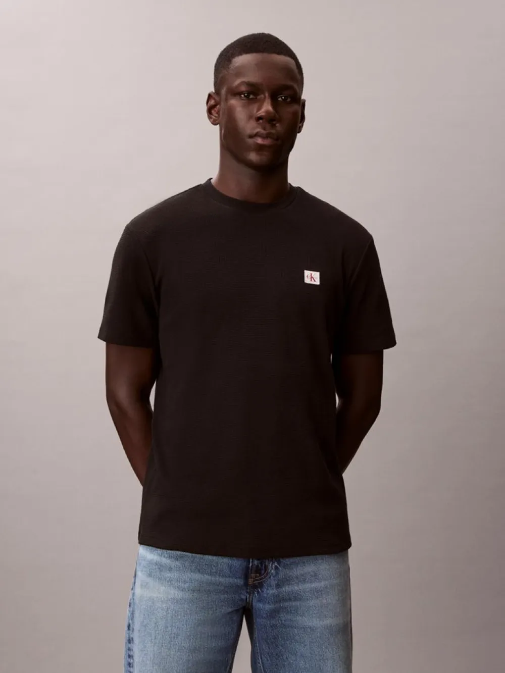 Calvin Klein Ανδρικό Κοντομάνικο T-shirt LV04RD008G-UB1 Black