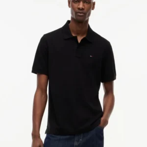 Tommy Jeans Ανδρικό Κοντομάνικο Polo Tjm Reg Ess DM0DM22711-BDS Black