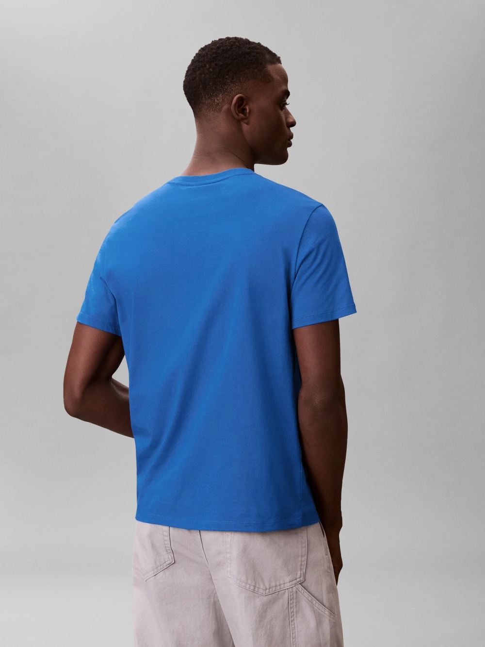 Calvin Klein Ανδρικό Κοντομάνικο T-shirt LV04RC272G-2ZU Classic Blue - Image 2