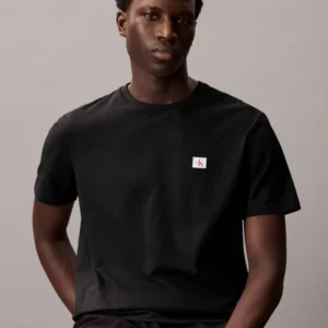 Calvin Klein Σετ 2 Βαμβακερά T-Shirts Με Λογότυπο Black/Bright White LV04RD248-3GE