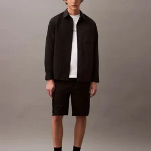 Calvin Klein Ανδρική Βερμούδα Cargo LV04RB618G-UB1 Black