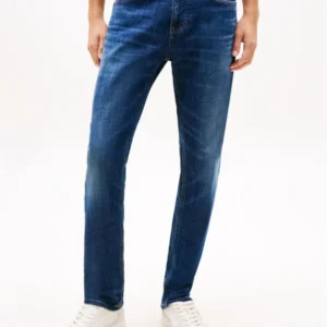 Tommy Jeans Ανδρικό Παντελόνι Τζιν Austin Slim Tprd Bj1253 DM0DM23265-1BK Denim Dark