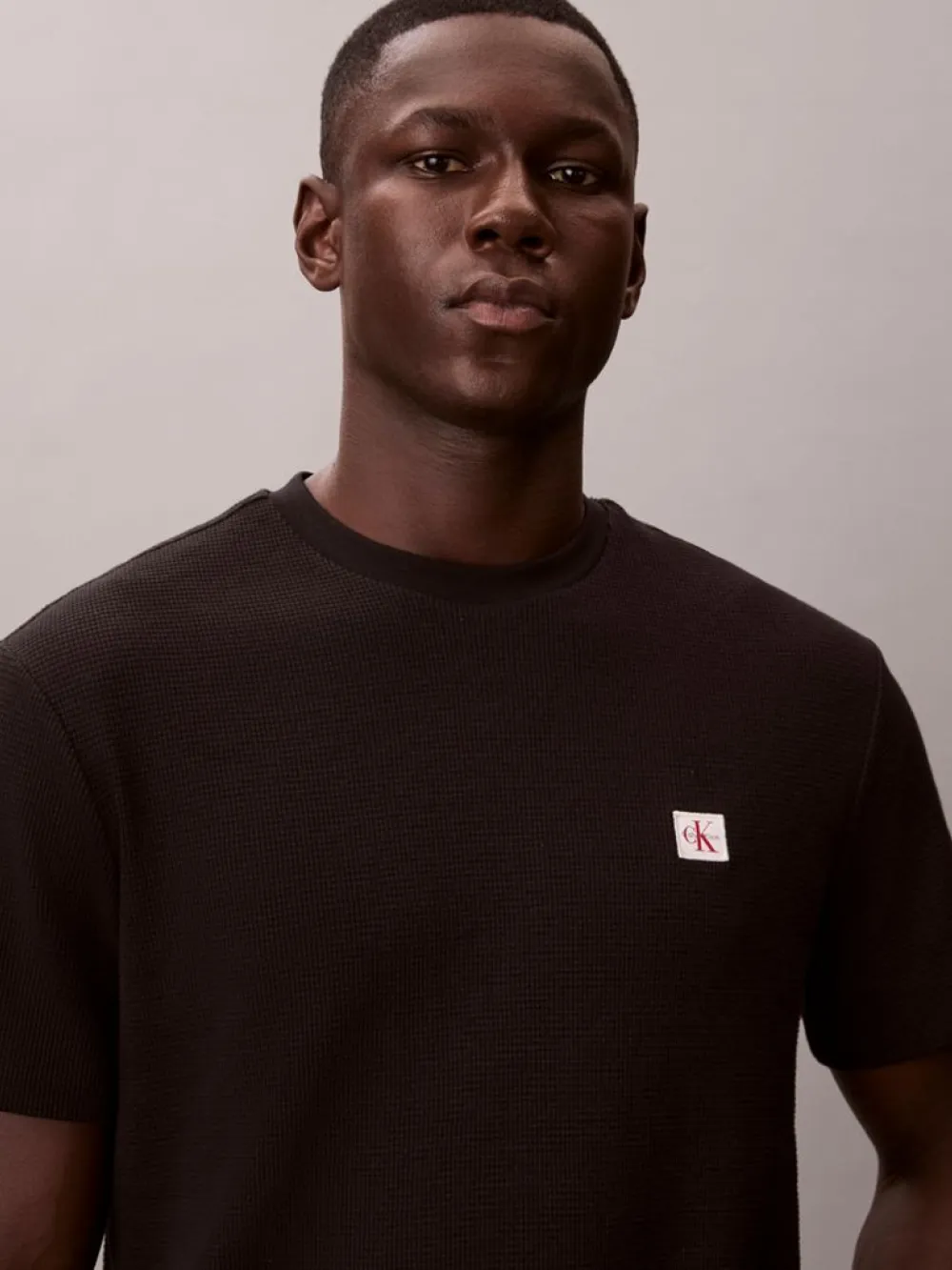 Calvin Klein Ανδρικό Κοντομάνικο T-shirt LV04RD008G-UB1 Black - Image 2