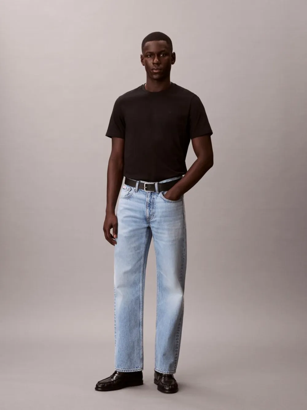 Calvin Klein Ανδρικό Κοντομάνικο T-shirt LV04RD254G UB1 Black - Image 2