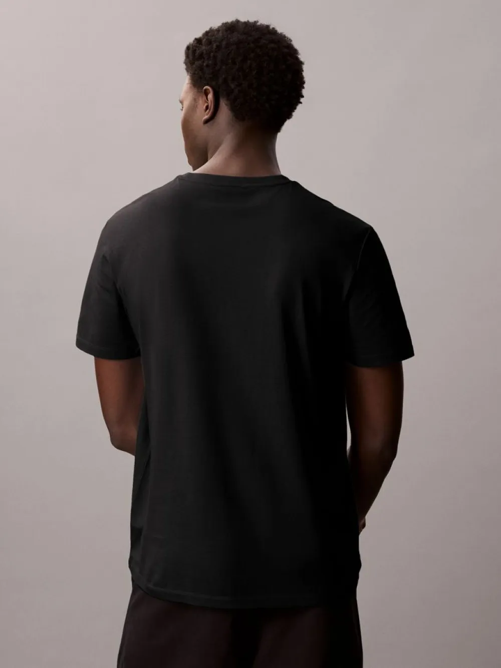 Calvin Klein Σετ 2 Βαμβακερά T-Shirts Με Λογότυπο Black/Bright White LV04RD248-3GE - Image 2