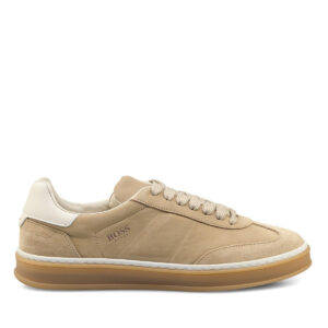 Boss Shoes Ανδρικά Παπούτσια Sneakers BC110/A Beige NuBuck