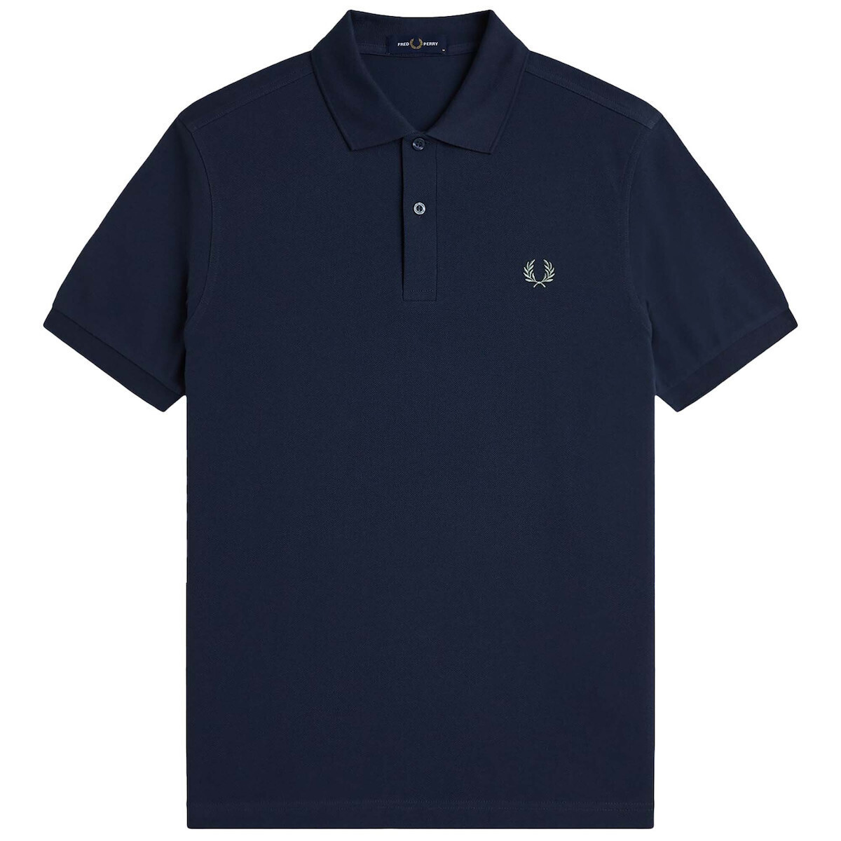 Fred Perry Ανδρικό Κοντομάνικο Polo M6000-Z65 Dark airforce/ Bay Leaf - Image 3