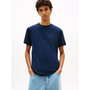 Tommy Jeans Ανδρικό Κοντομάνικο T-shirt TJM Red  Sflaf Ss Tee Ext DM0DM22504-C1G Dark Night Navy