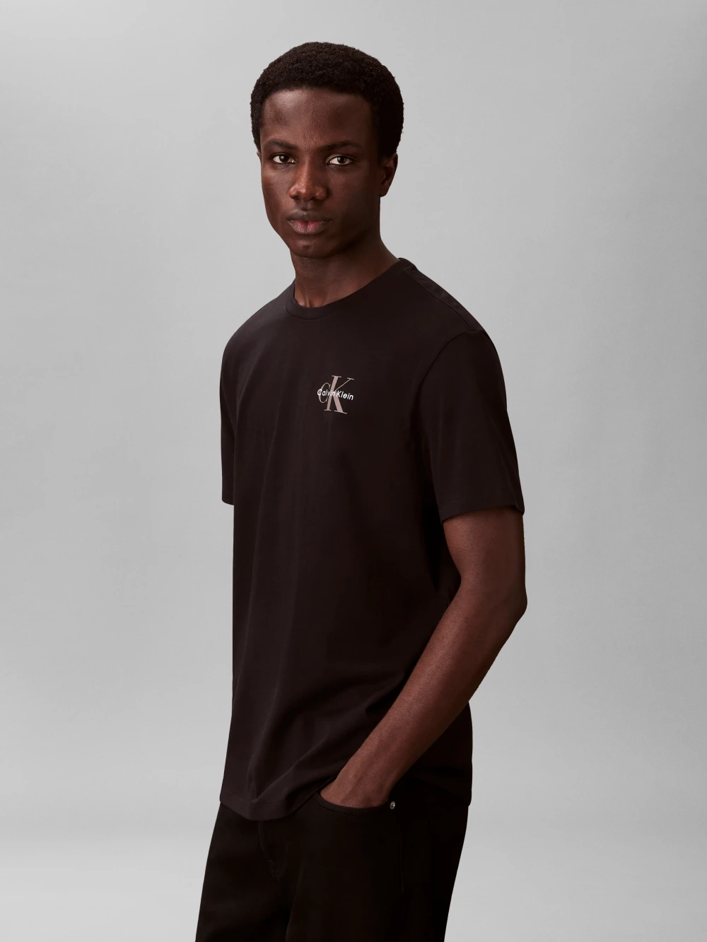 Calvin Klein Ανδρικό Κοντομάνικο T-shirt LV04RF278G-UB1 Black - Image 5