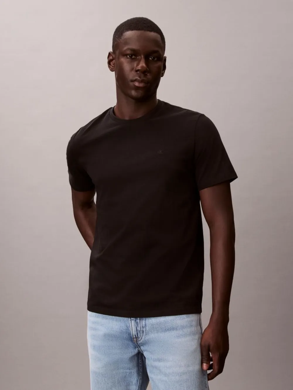 Calvin Klein Ανδρικό Κοντομάνικο T-shirt LV04RD254G UB1 Black - Image 4