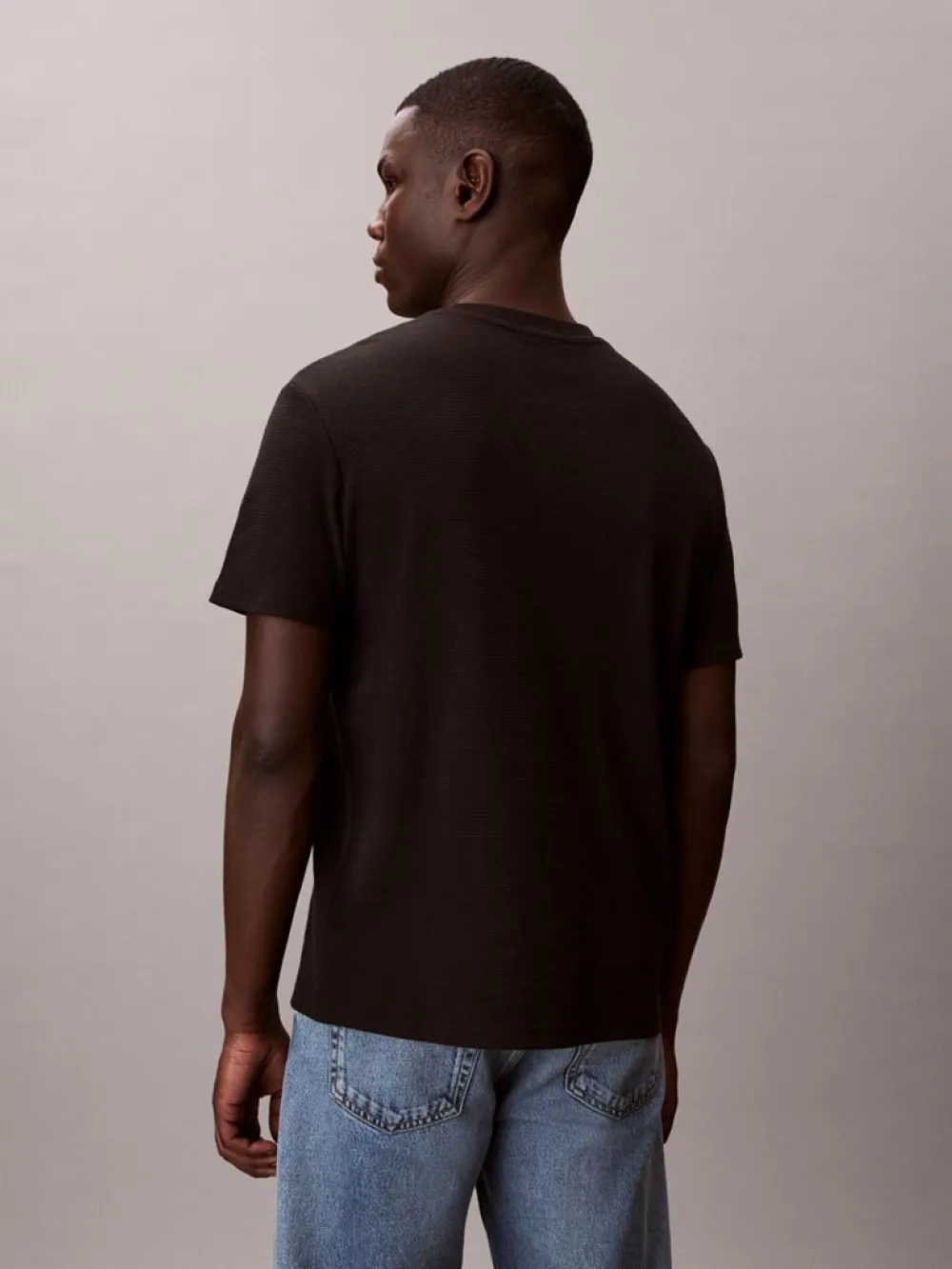 Calvin Klein Ανδρικό Κοντομάνικο T-shirt LV04RD008G-UB1 Black - Image 5