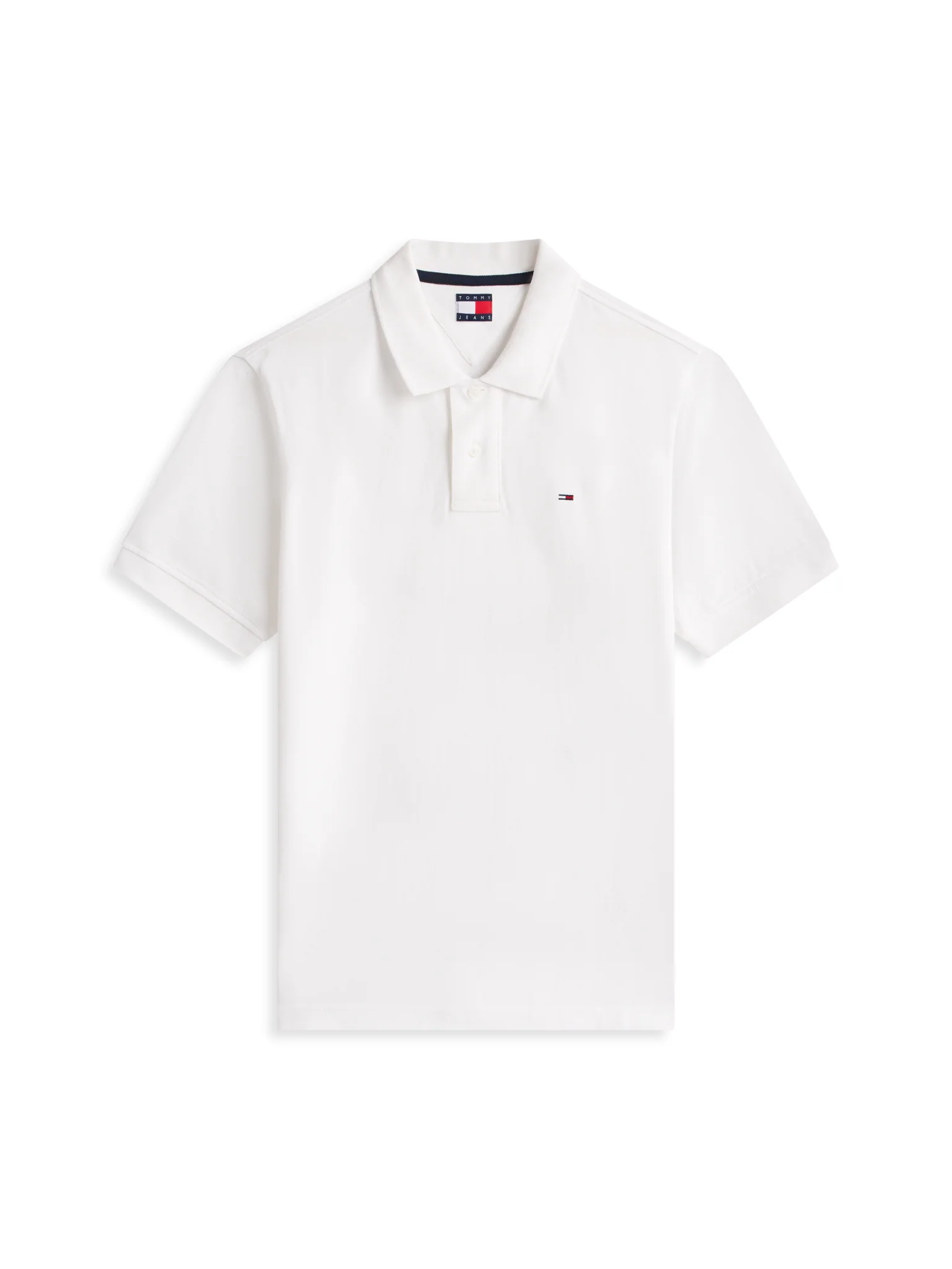 Tommy Jeans Ανδρικό Κοντομάνικο Polo Tjm Reg Ess DM0DM22711-YBL Ecru - Image 4