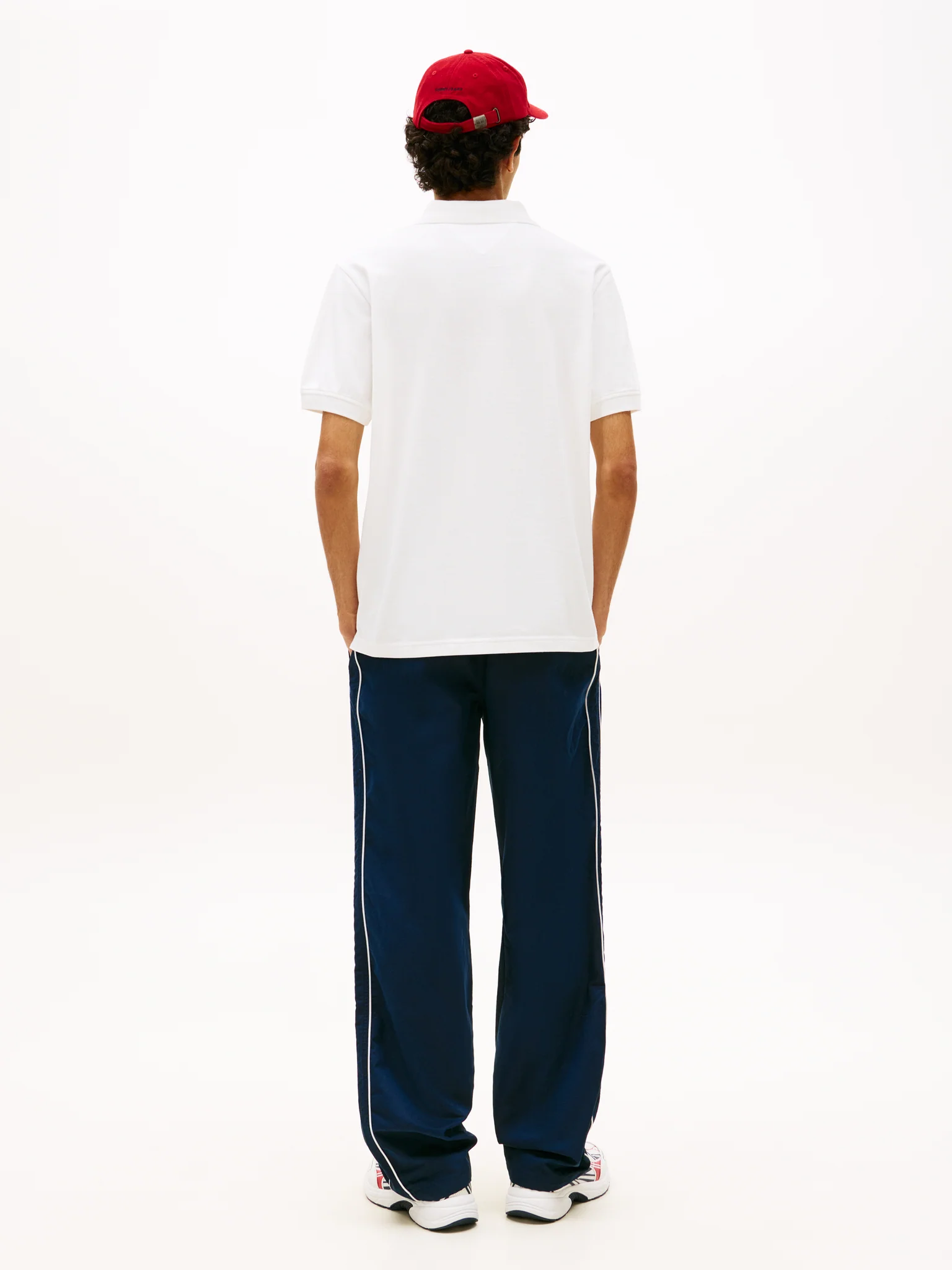 Tommy Jeans Ανδρικό Κοντομάνικο Polo Tjm Reg Ess DM0DM22711-YBL Ecru - Image 3