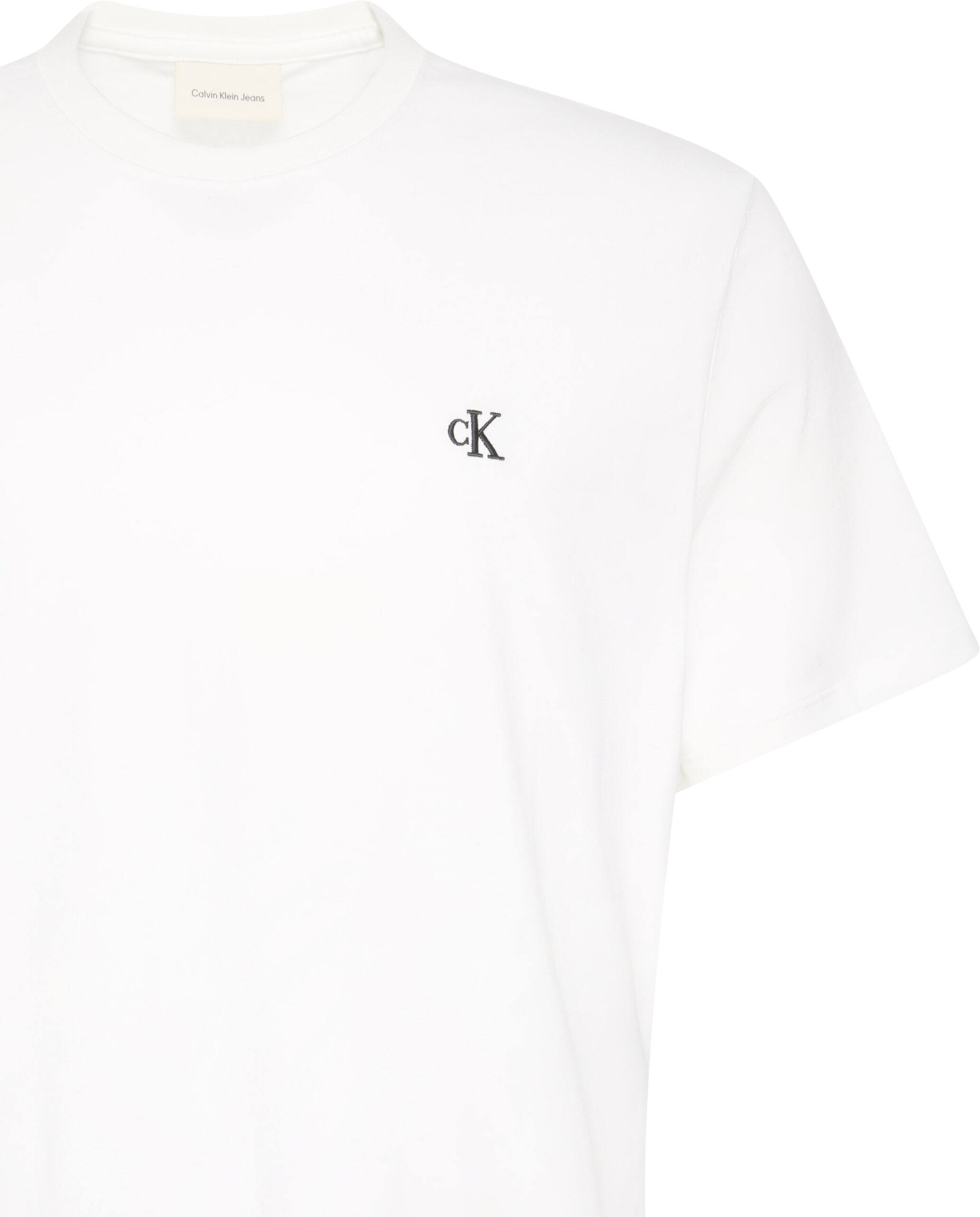Calvin Klein Ανδρικό Κοντομάνικο T-shirt Ss Easy Monogram Tee LV04RC275G-YAF Bright White - Image 3