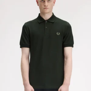 Fred Perry Ανδρικό Κοντομάνικο Polo M6000-Y72 Night Green/Olive Mint