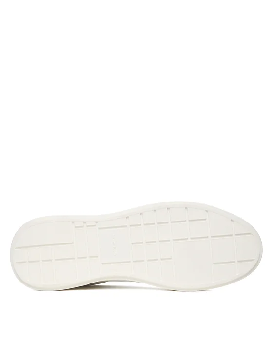 Calvin Klein Ανδρικά Παπούτσια Chunky Cupsole Laceup Clean Lth HM0HM02239-01W Λεύκο - Image 4