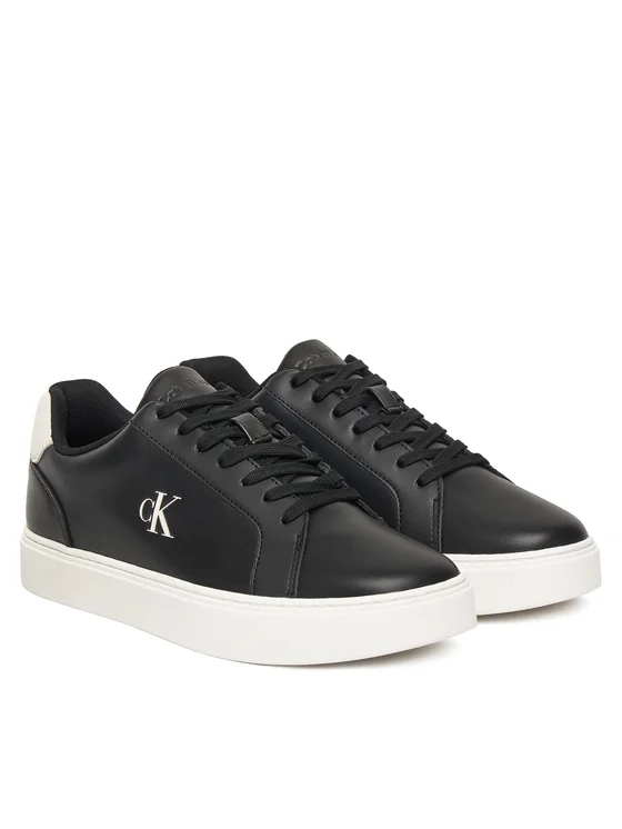 Calvin Klein Ανδρικά Παπούτσια Αθλητικά Classic Cupsole Laceup Lth YM0YM01435-0GM Μαύρο - Image 6